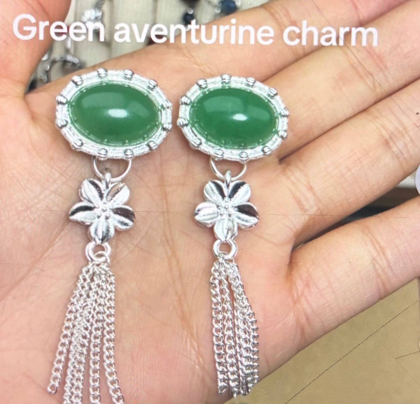 Green Aventurine charm