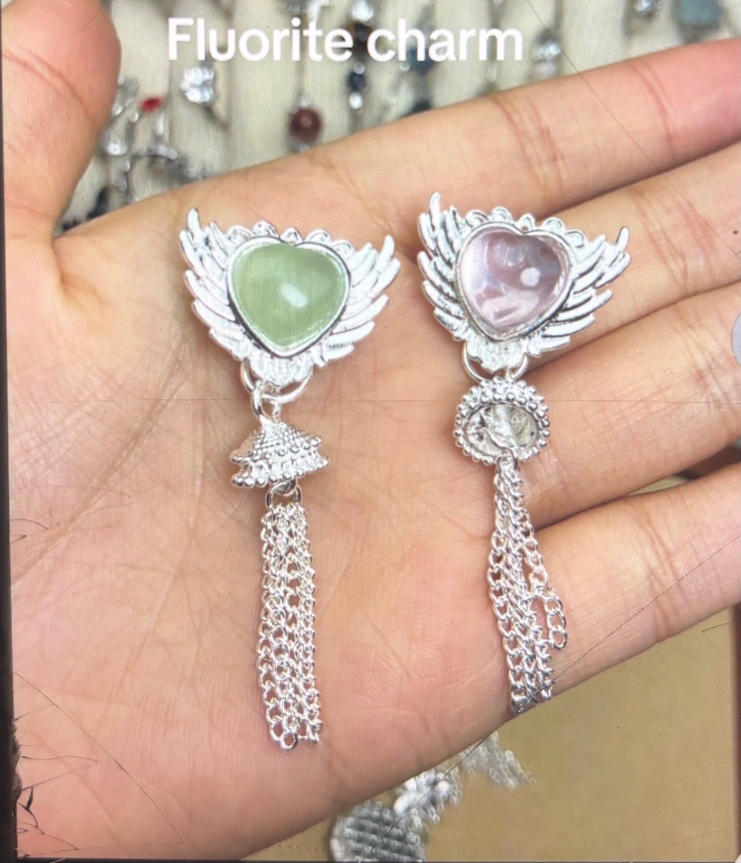 Fluorite charm