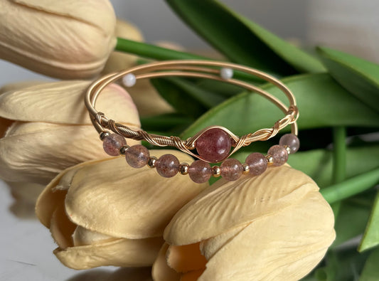 Strawberry soft bangle