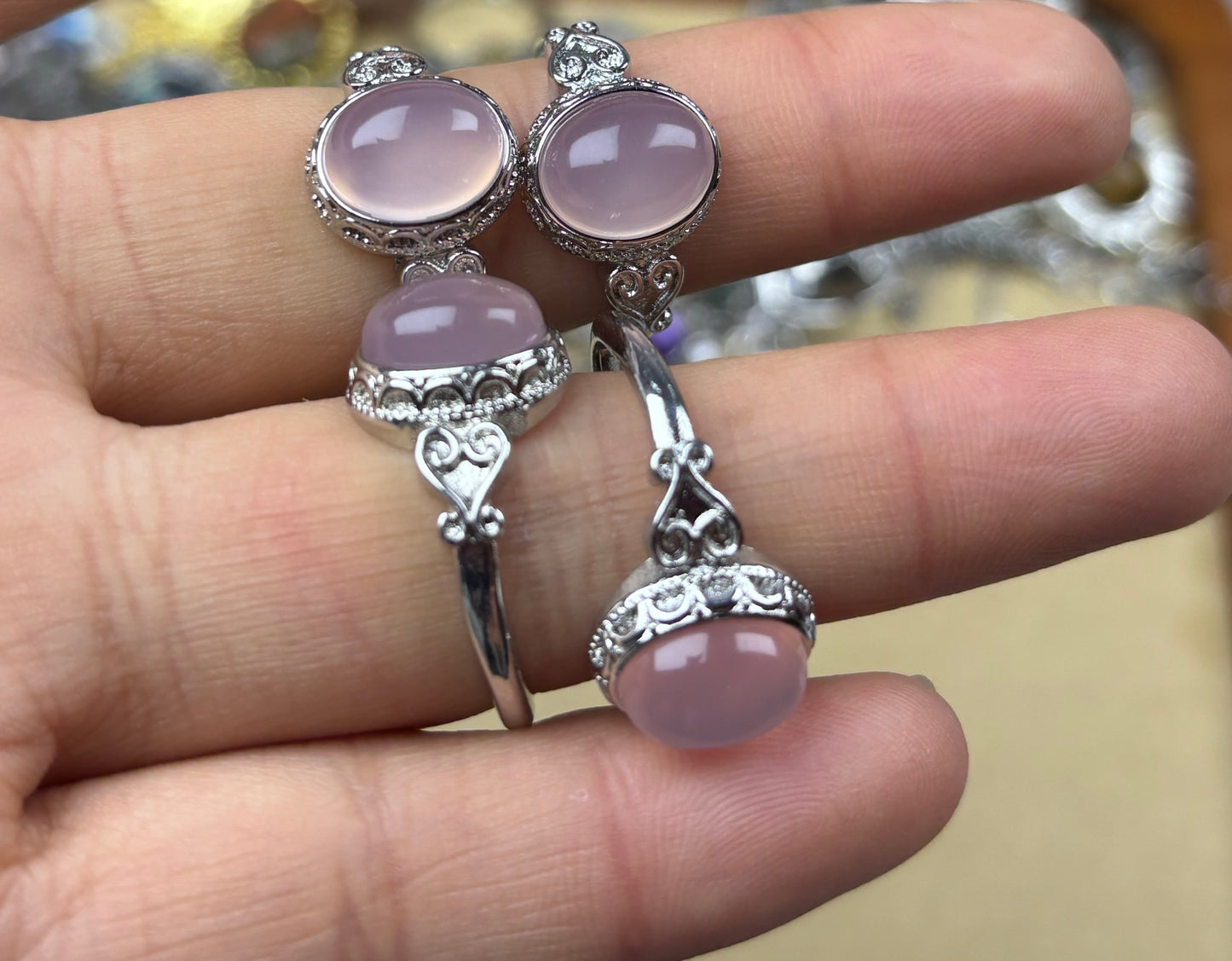 Rose Quartz Ring